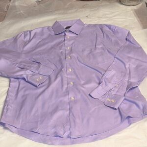 Pronto Uomo Lavender Dress Shirt Size 17-34/35 non iron